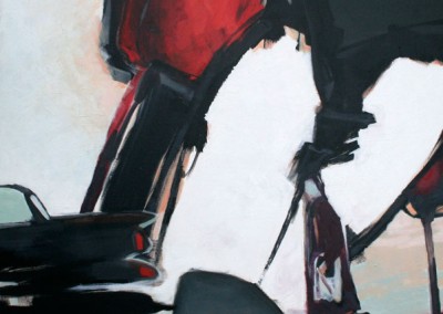 "Red, Black, White abstract #2" by Brendan Hehir